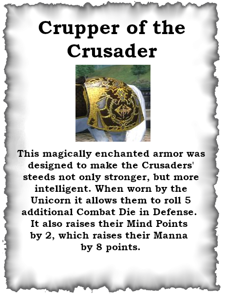 Crupper of the Crusader