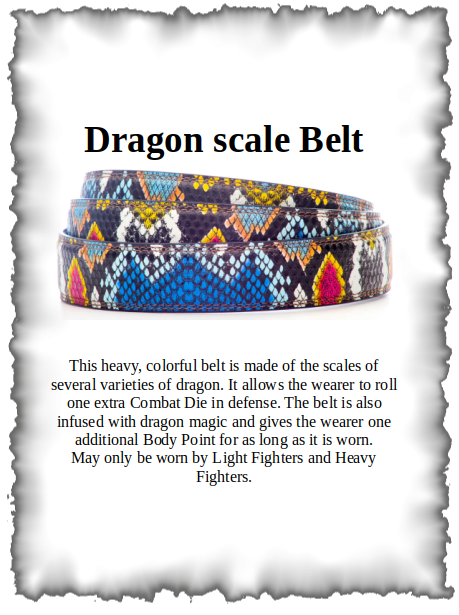 Dragonscale Belt