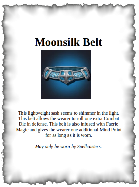 Moonsilk Belt