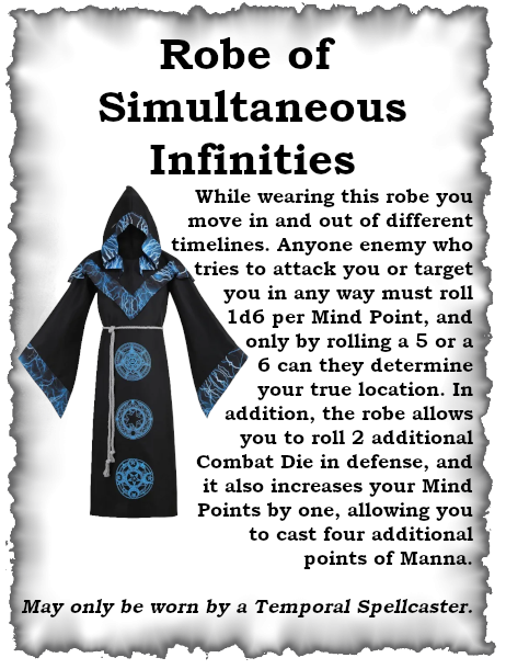 Robe of Simultaneous Infinities