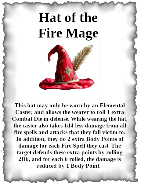 Hat of the Fire Mage
