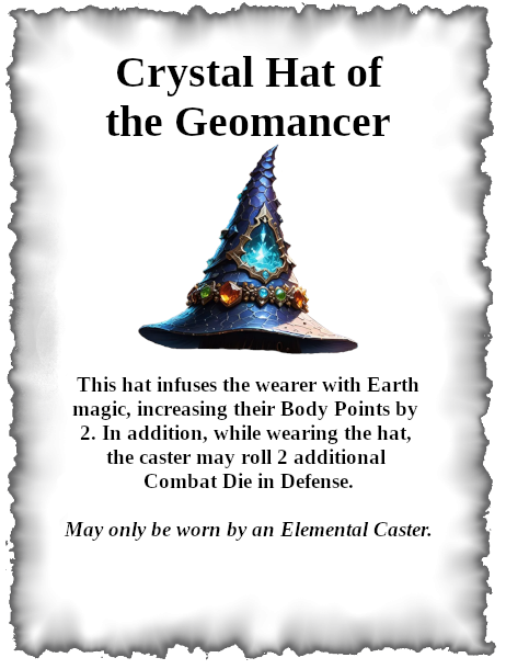 Crystal Hat of the Geomancer