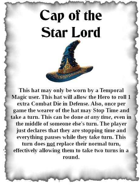 Hat of the Star Lord