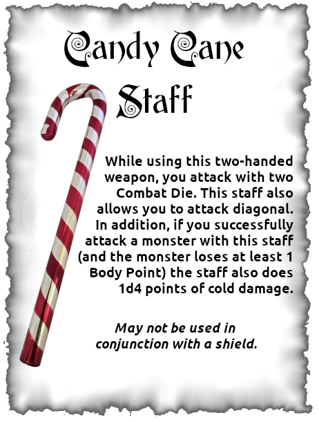 Candy Cane Staff