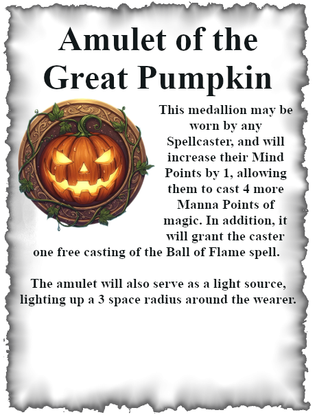 Amulet of the Great Pumpkin