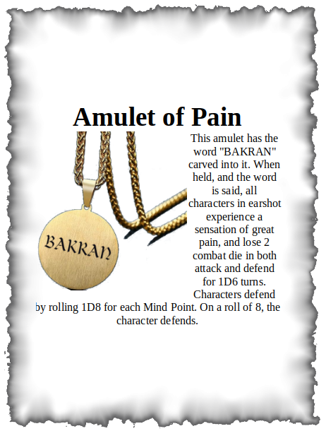 Amulet of Pain