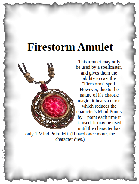 Firestorm Amulet