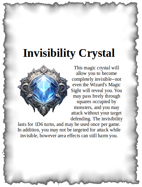 Invisibility Crystal