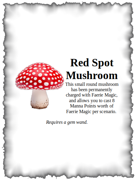 Red Spot Mushroom