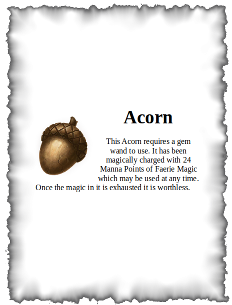 Wand Acorn