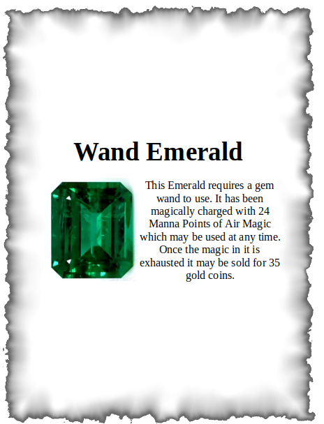 Wand Emerald