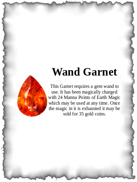 Wand Garnet