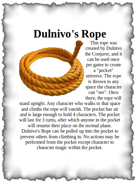 Dulnivo's Rope