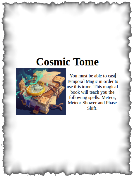 Cosmic Tome