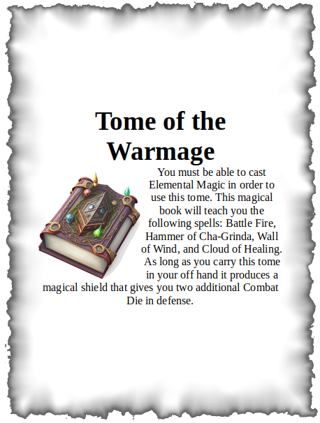 Tome of the Warmage