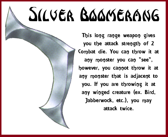 Silver Boomerang