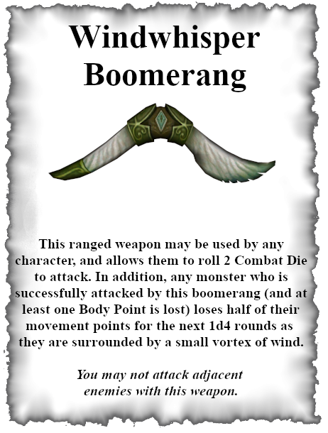 Windwhisper Boomerang