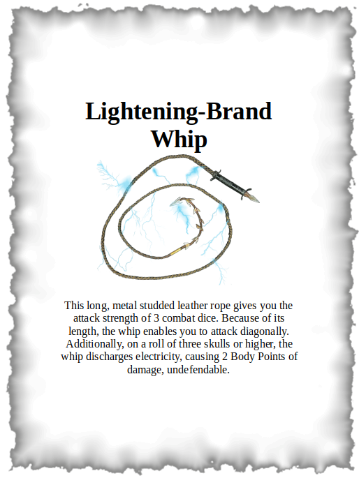 Lightening-Brand Whip